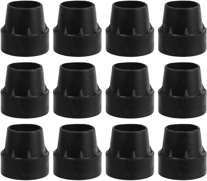 Trampoline poothoezen - Rubber dopjes - Stabiliteit verhogen - Antislip ontwerp - 16 stuks - Zwart