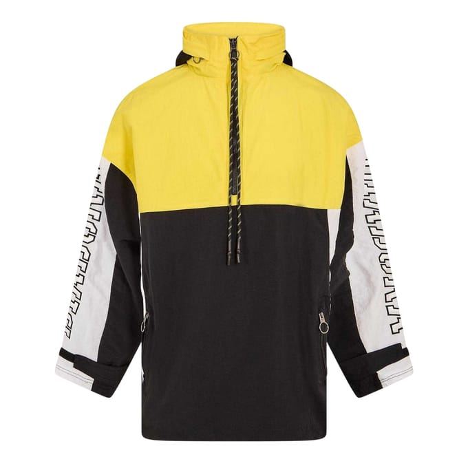 Diadora Ema Performance Training-anorak voor heren (Zonnebloemenveld/Wit/Zwart)