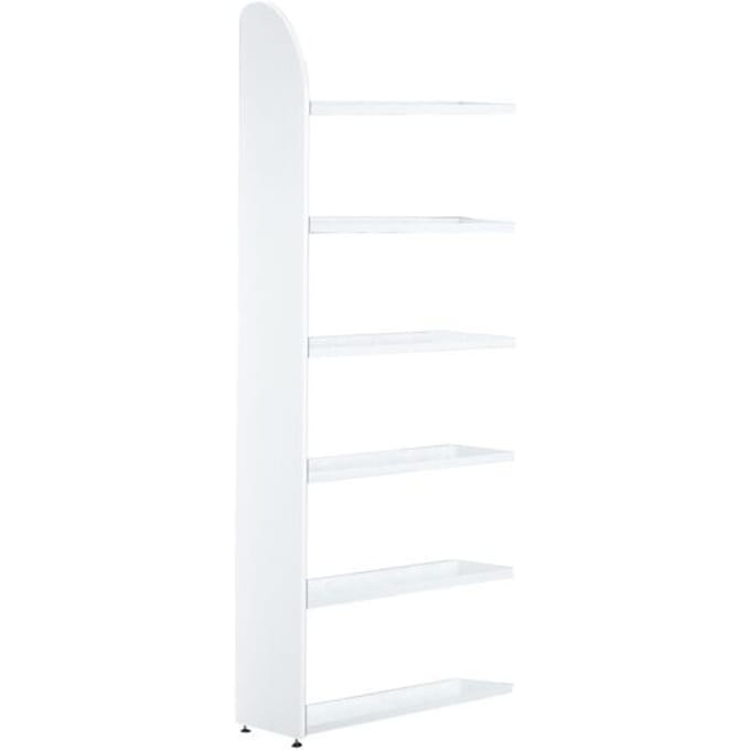 Open kast Dante®, stellingsectie, H 1900 x B 800 mm, zonder achterwand, wit
