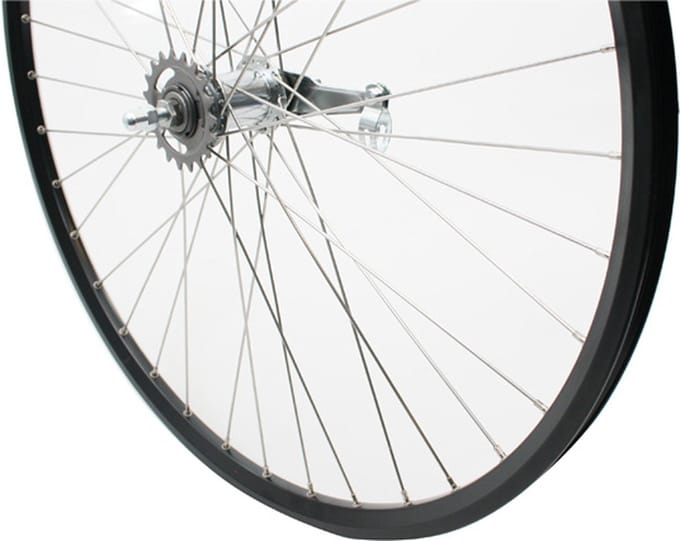 Roland achterwiel 28 Shimano RN ZAC2000 zwart RVS spk