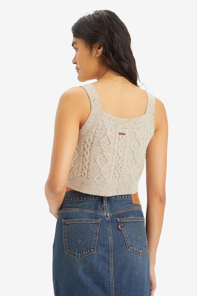 Levi's Primrose Cable Tank Top Taglia: L | Canottiere Outlet | Donna