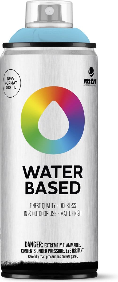 MTN Water Based Spuitbus - verf op waterbasis - RV-327 Kathmandu Blue - 400ml