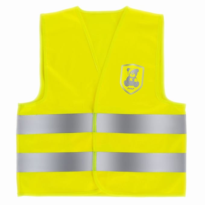 MyBuddyGuard Reflecterend Veiligheidsvest voor Kinderen 80-104 - Fluorescerend Geel