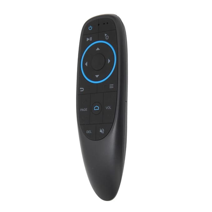 Spraakafstandsbediening IR-leren Bluetooth Air Afstandsbediening voor TV-box Computer Smart TV black