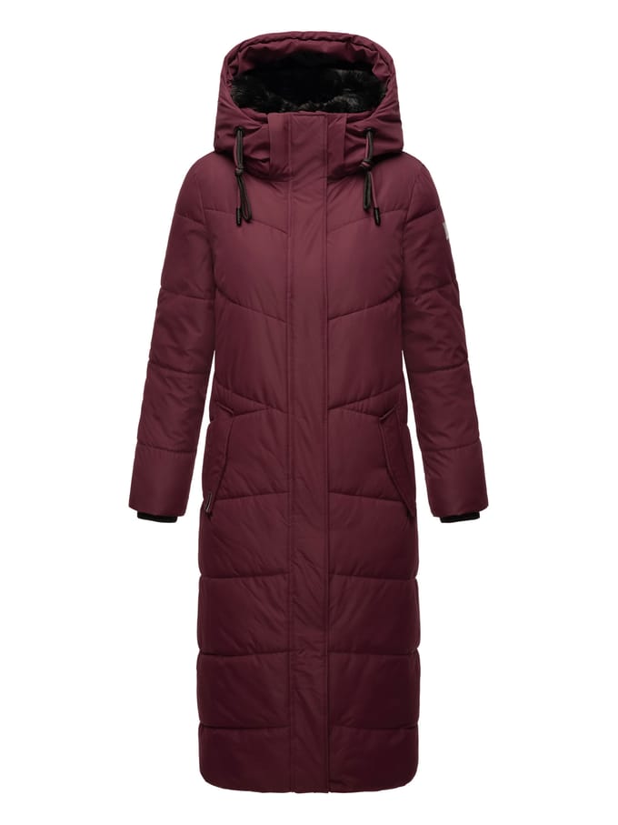 Navahoo dames gewatteerde winterjas Hingucker – Extra Lang & Warm