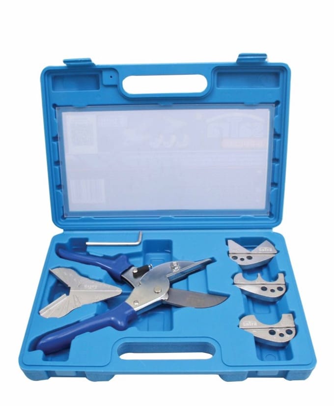 verstekschaar set 6 delig - plintenschaar - laminaatknipper - laminaatschaar - satra