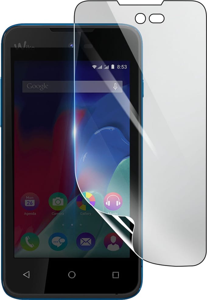 3mk, Geschikt voor Wiko Sunset 2, Schokbestendige Hydrogel Screenprotector, Transparant