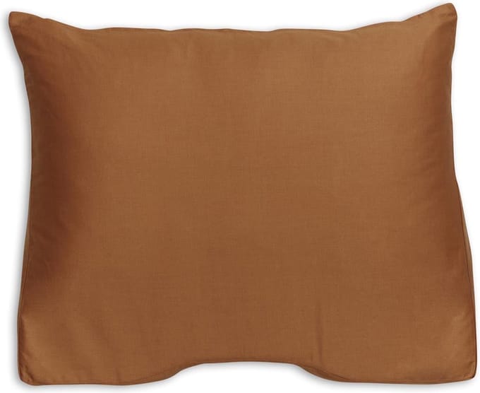 Silvana Support Satin Shoulder Contour kussensloop voor medium-zacht kussen - Steenrood - 60x60/70