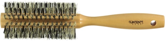 Natural brushing borstel in beukenhout met grote diameter