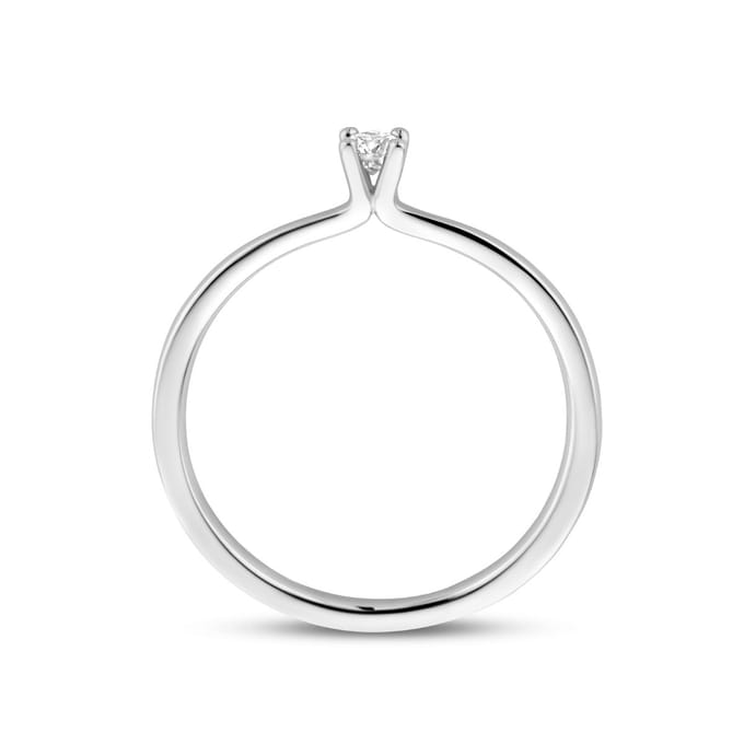Ring Diamant 0.10ct H Si