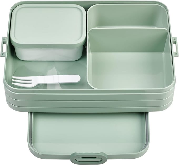 Famanu - Bento lunchbox Take a Break large – sage