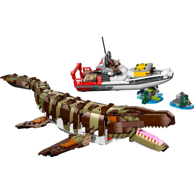 LEGO Jurassic World 76974 Bouwbare Mosasaurus bootmissie