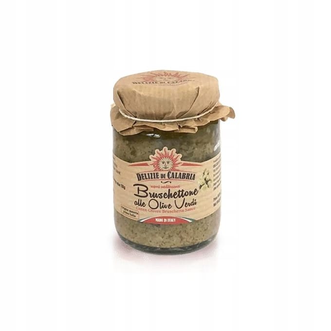 Groene Olijf Bruschettone - Delizie di Calabria 90g Italiaans