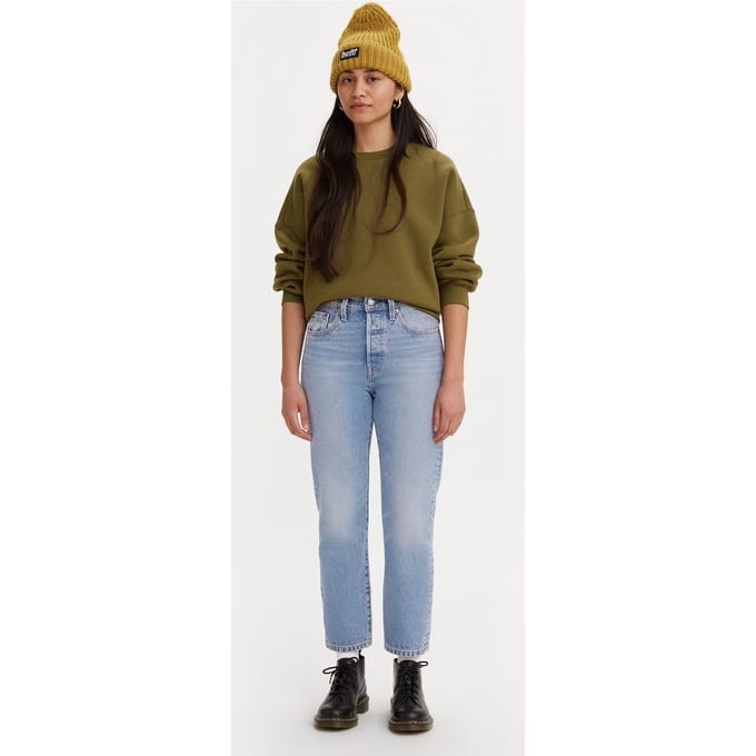 Levi's 501 Crop Oxnard Athens Pushed Taglia: W24L30 | Jeans straight fit Outlet | Donna