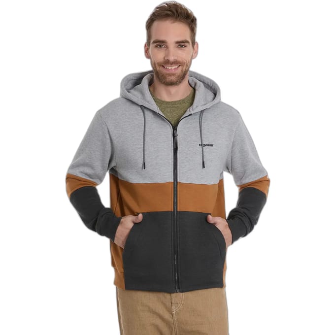 Hooded sweatshirt met rits Ragwear Blocky