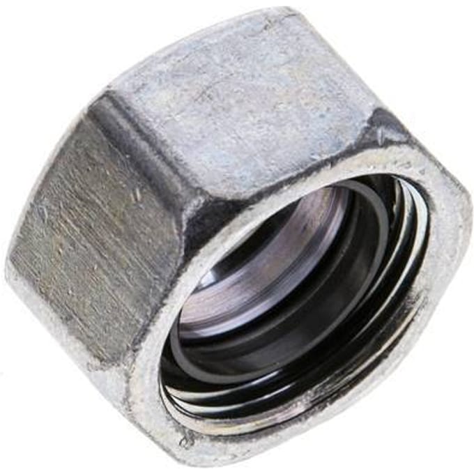 22 M30x2 End Cap Stalen NBR