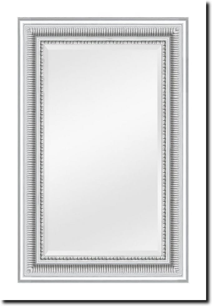 Spiegel Cesarino Zilver Buitenmaat 75x106cm