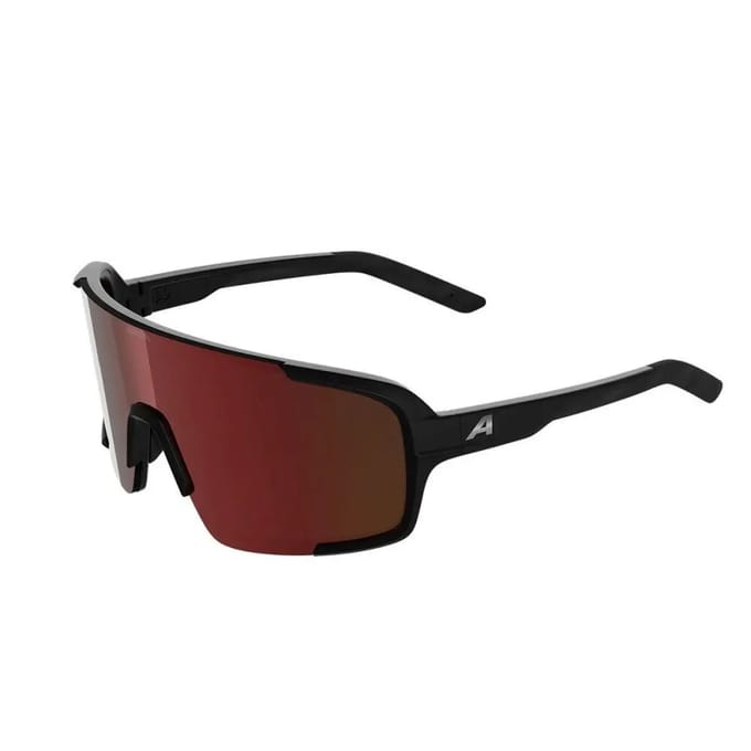Zonnebril Alpina Lumin Black Matt/Red Mirror