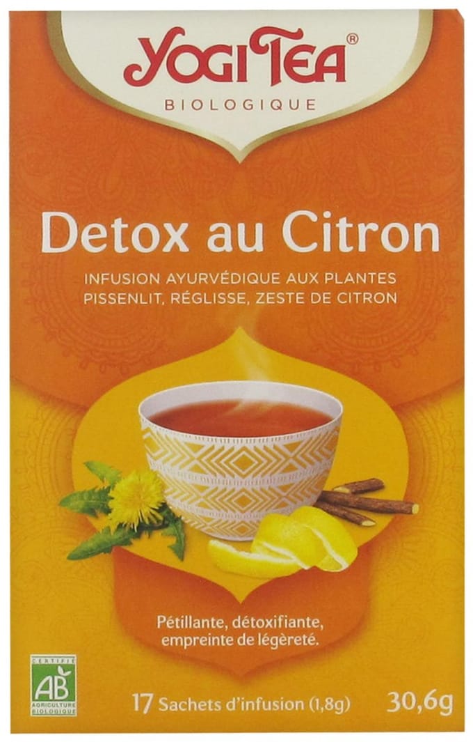 Yogi Tea Lemon Detox Organic 17 Zakjes