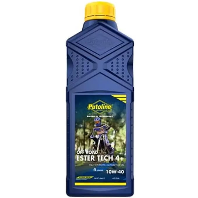 100% synthetische 4-takt motorolie voor motorcross Putoline Off Road 4+ 10W40 Ester Tech