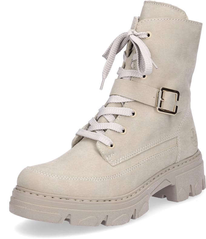Rieker dames veterboot beige