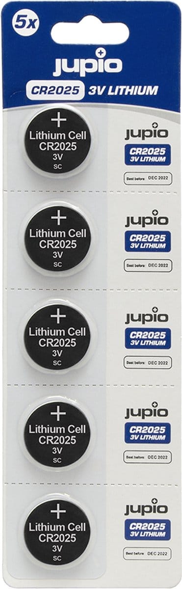 Jupio CR2025 3V 5pcs - Knoopcel