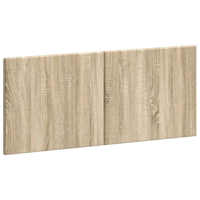 vidaXL - Wandgemonteerd - Hoofdbord - BREDA - Sonoma - Eiken - Bewerkt - hout