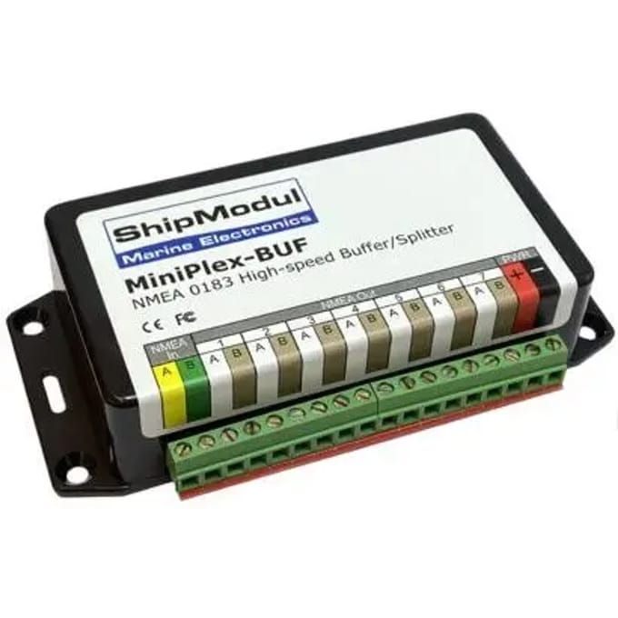 1-input 7-output distributiemultiplexer ShipModul Miniplex-BUF