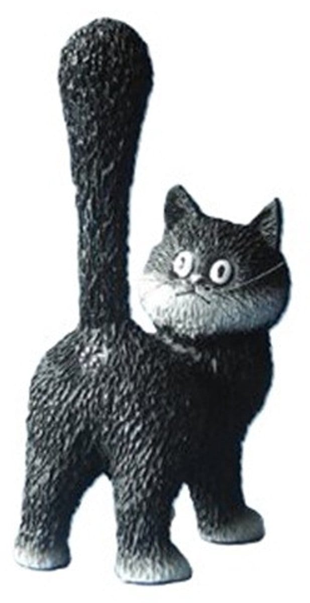 Het 3e oog - Dubout kattencollectie - Zwarte kat - Beeldje - 11cm