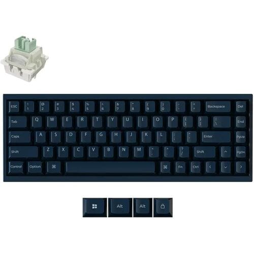 Keychron Q16 HE 8K keramisch toetsenbord lime magnetic switch blauw