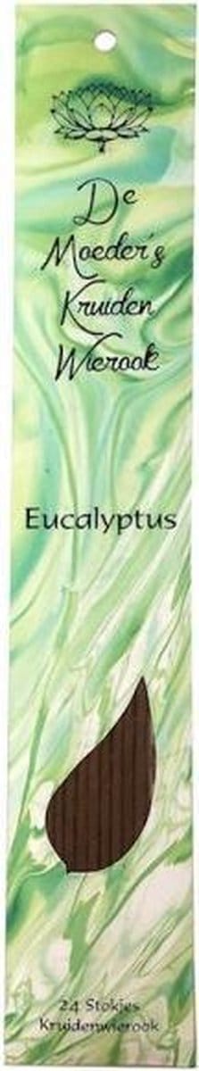 Wierook Eucalyptus - De Moeders Geuren - 24 Stokjes Kruidenwierook