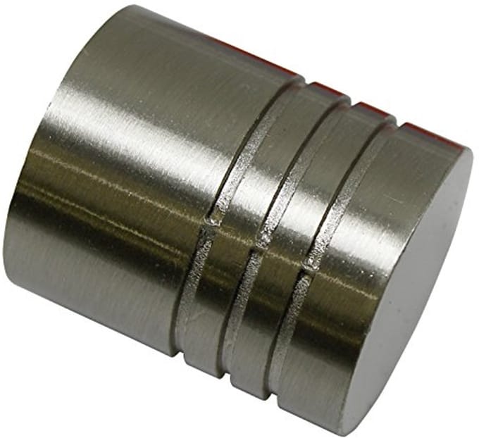 Stijlvolle Metalen Gordijnroede Eindknoppen - 20 mm Diameter