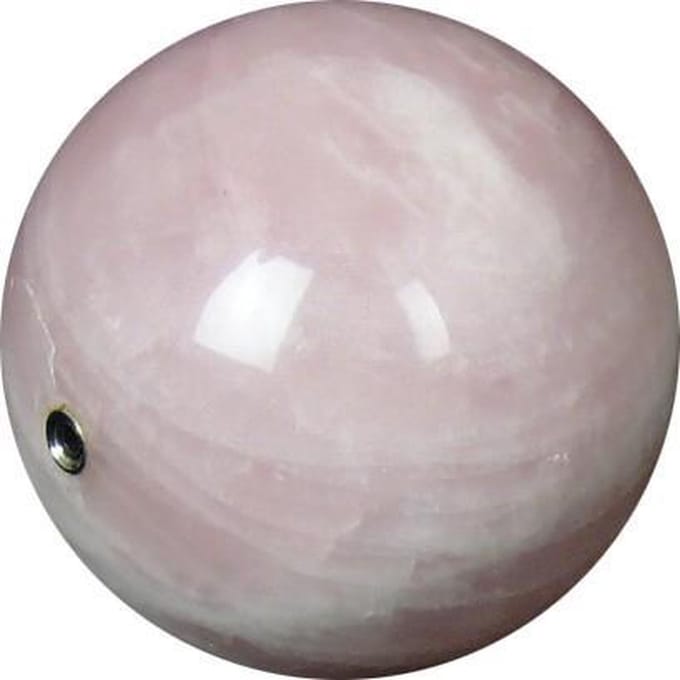 Edel-gedenk-steen Bol 60mm, Roze Kwarts