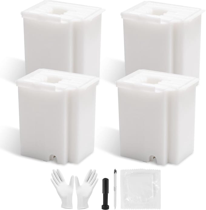Dailygoods- Onderhoudsbox met Absorberende Spons - Vervangingsset 4x