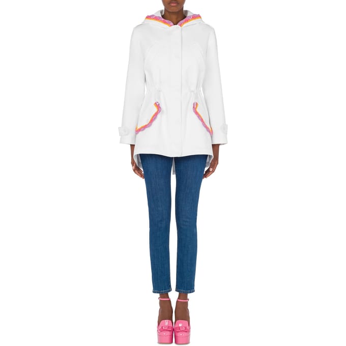 Moschino Outerwear White Taglia: 40 | Giacche Outlet | Donna | Bianco
