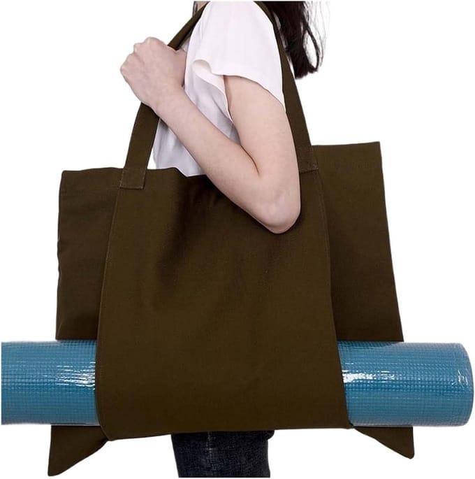 Tas yogamat robuuste tas van katoen linnen voor yogamat