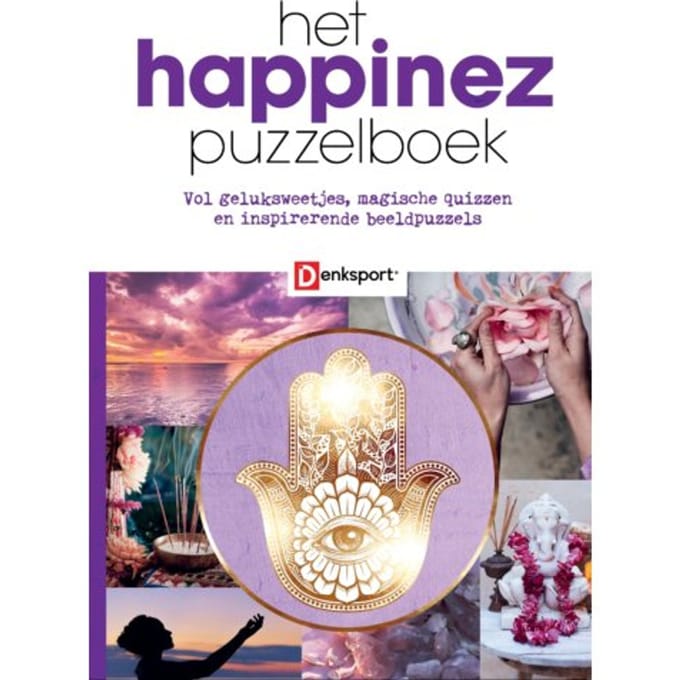 Denksport - Het Happinez puzzelboek - Inspirerende beeld puzzels