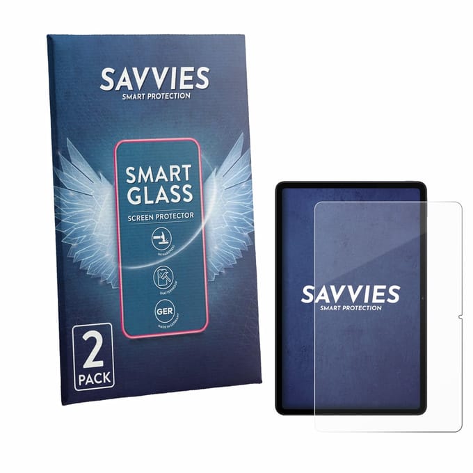 2 Stuks Savvies Screenprotector - geschikt voor Xiaomi Redmi Pad 2 Pro - beschermfolie glas transparant