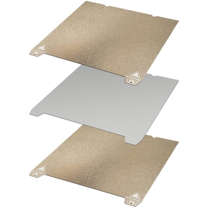 PEI-bouwplaat 3D-printbed Dubbelzijdig getextureerd PEI-oppervlak Magnetisch verenstaal Flexibel 3 gray