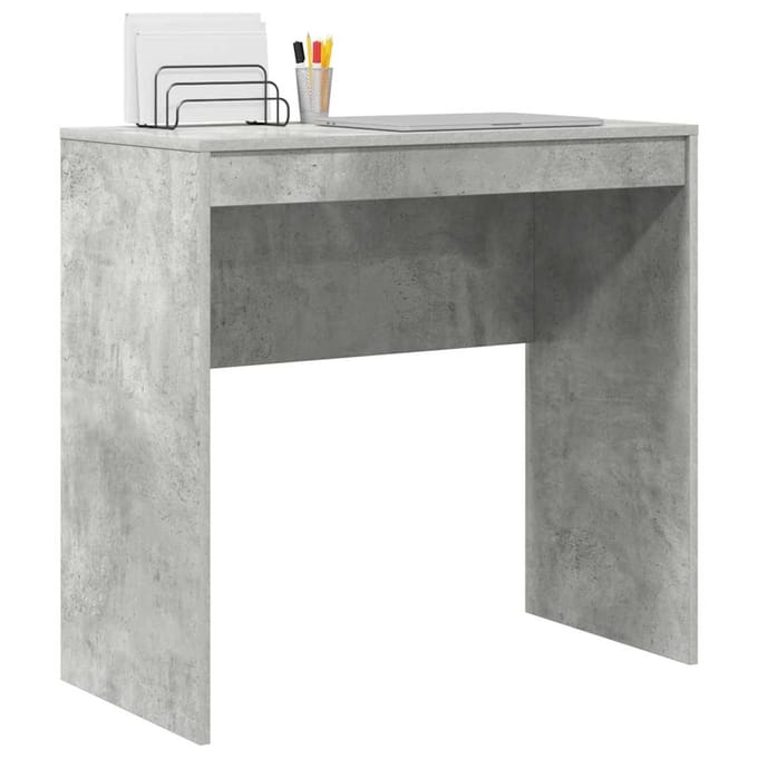 vidaXL - Bureau - Beton - Grijs - 80 - x - 40 - x - 76 - cm