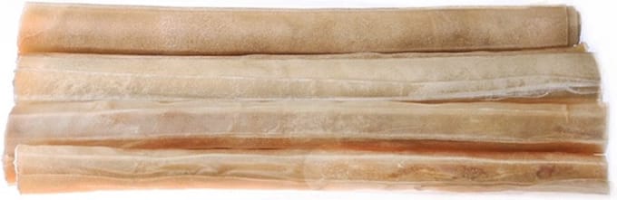 Runderhuid geperste staven-25cm-20stuks-Animal King