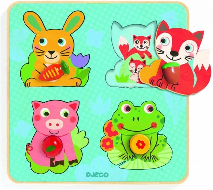 Djeco Croc-carrot - 4 stukjes