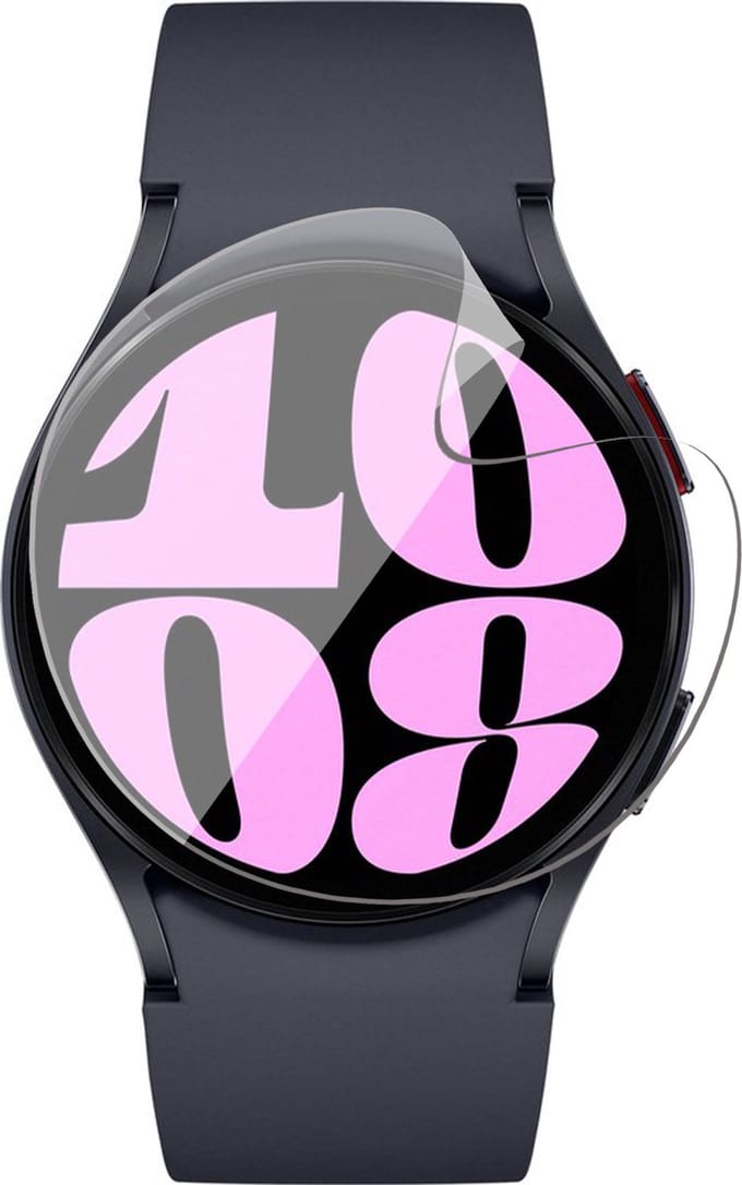 Screenprotector geschikt voor Samsung Galaxy Watch 6 / 5 / 4 40mm - 1x FlexGuard Screen Protector