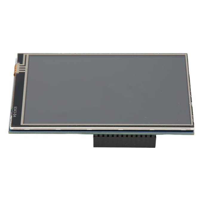 Écran LCD IPS 4 pouces à interface multimédia haute définition 800x480 avec interface d'écran tactile résistif pour RPi 4 B gray