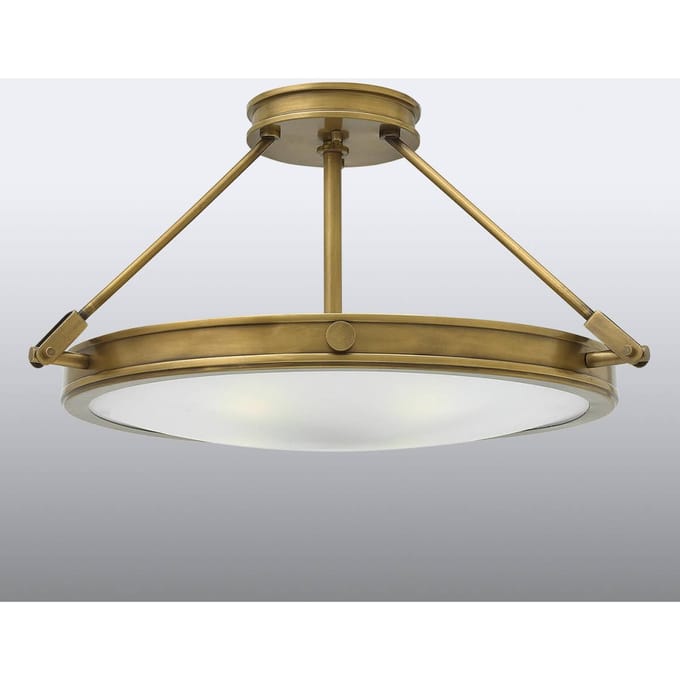 Bohemian Plafondlamp - Steady Lighting - Metaal - Bohemian - E14 - L: 55.9cm - Voor Binnen - Woonkamer - Eetkamer - Brons
