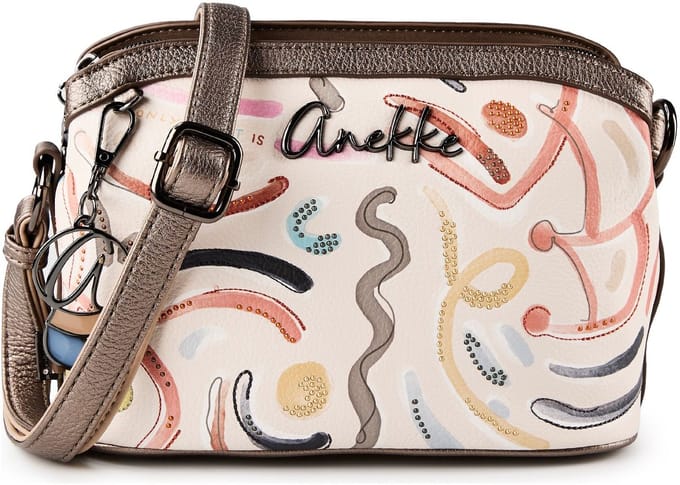 Anekke schoudertas Muse Olympia 3 Compartment Crossbody Bag Multicolor veelkleurig