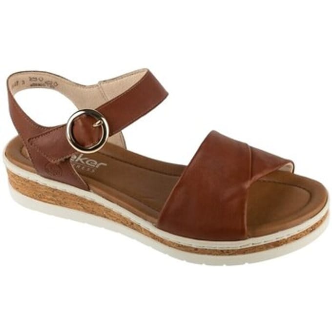 Rieker Sandals, Vrouwen, Bruin, Sandalen, maat: 36
