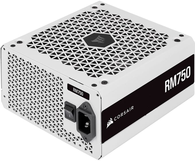 Corsair RM750 Wit (2021) Voeding - 750 Watt - 140 mm - ATX 2.52 - 80 Plus 80 PLUS Gold
