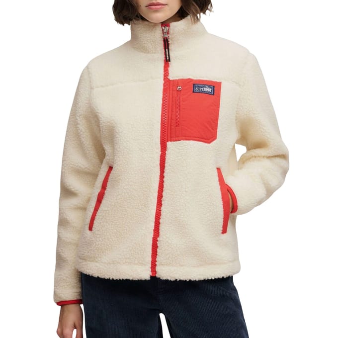Sweater Superdry HERITAGE ZIP THROUGH FLEECE SDW2012736A