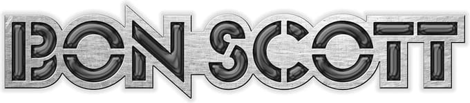 Bon Scott - Logo Pin - Zilverkleurig/Grijs
